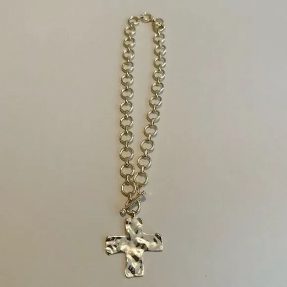 Boho cross necklace #1352 - Picture 2 of 4